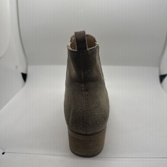 Marc Fisher Tan Brown Suede Point Toe High Heel Ankle Booties Women Sz 8.5M - Picture 3 of 12